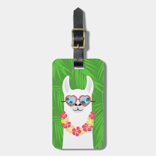 Llama Luggage Tags (Front Vertical)
