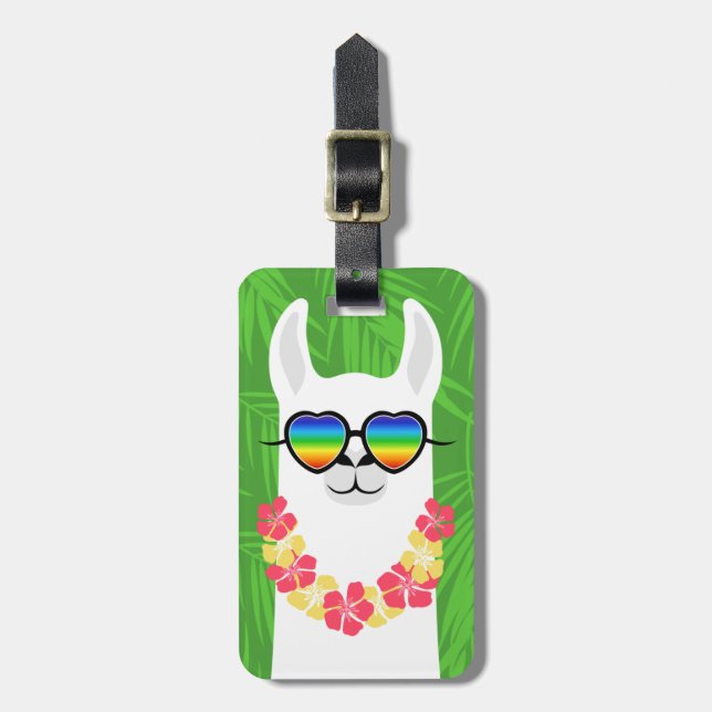 Llama Luggage Tags (Front Vertical)