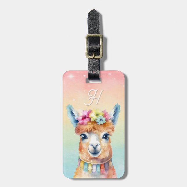 Llama Luggage Tags (Front Vertical)