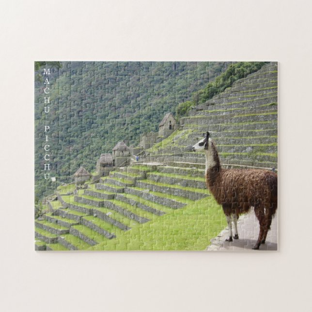 llama machu picchu jigsaw puzzle (Horizontal)