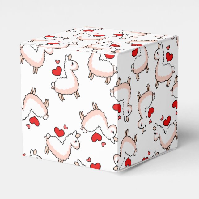 Llama Madness Favour Box (Front Side)