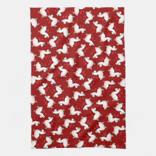 Llama Madness Tea Towel