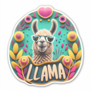 Llama Magic Discover Our Unique Sticker Designs