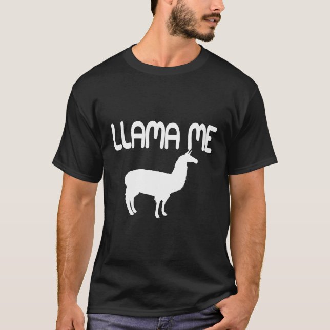 Llama Me Call Me  Trendy T-Shirt (Front)