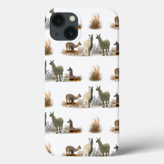 Llama Meadow iPad Case (choose colour)