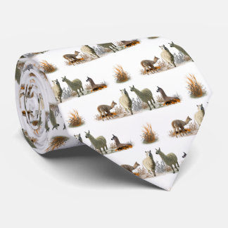 Llama Meadow Tie (choose colour)