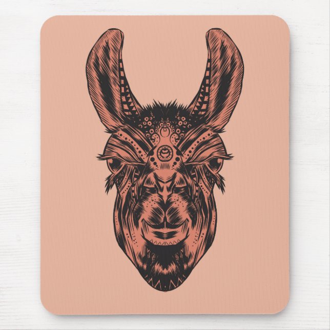 Llama Mouse Mat (Front)
