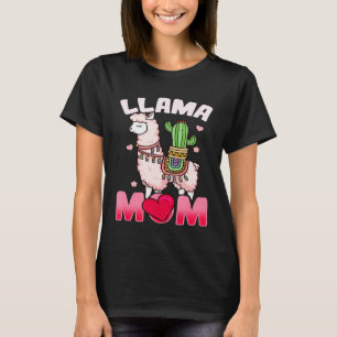 Llama Mum Mama Mothers Day T-Shirt