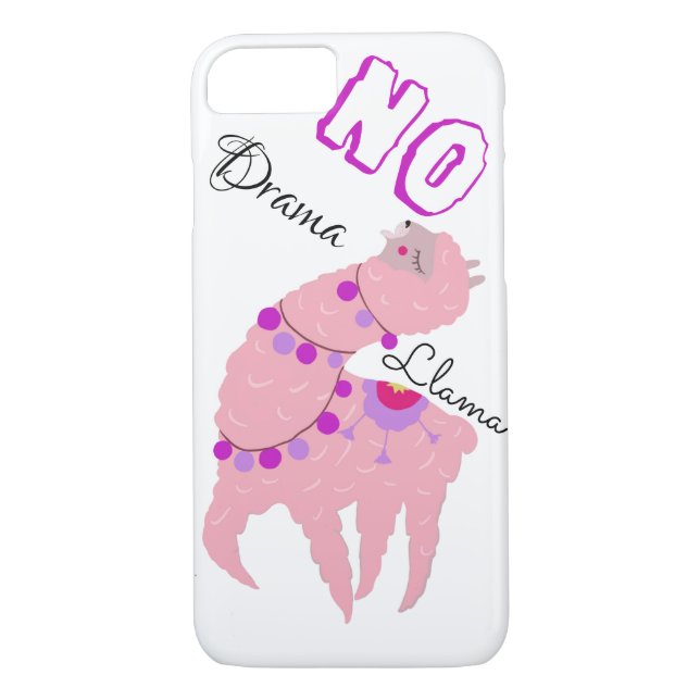 Llama No Drama Case-Mate iPhone Case (Back)