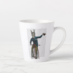 Llama on Bike Latte Mug