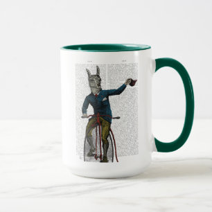 Llama on Bike Mug