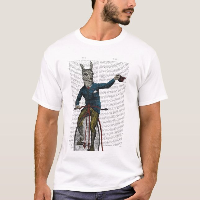 Llama on Bike T-Shirt (Front)