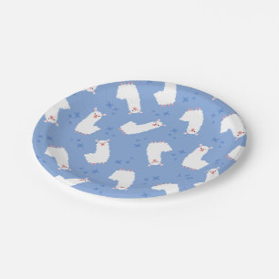 Llama Paper Plate