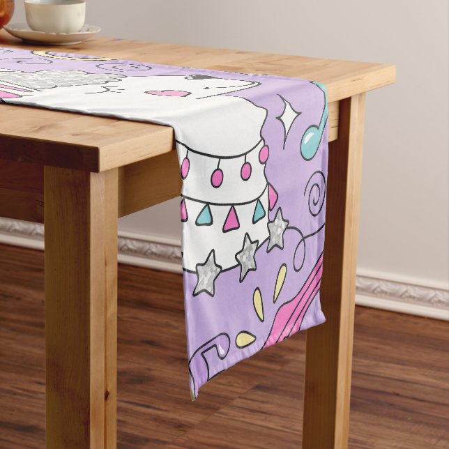 Llama pattern 1 short table runner (In Situ)