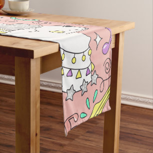 llama pattern 3 short table runner