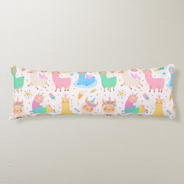 Llama Pattern Body Cushion (Front)