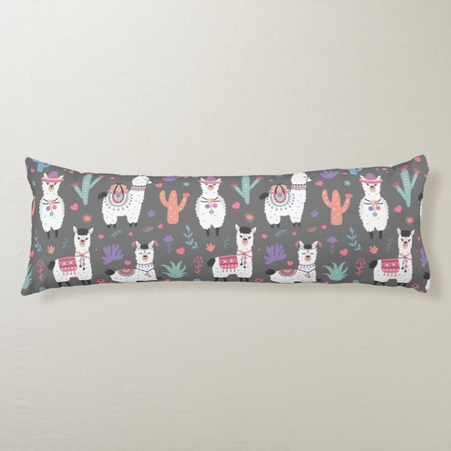 Llama Pattern Body Cushion (Front)