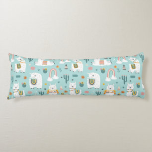 Llama Pattern Body Pillow