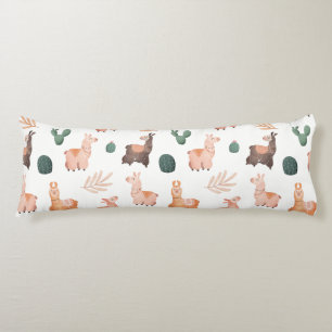 Llama Pattern Body Pillow
