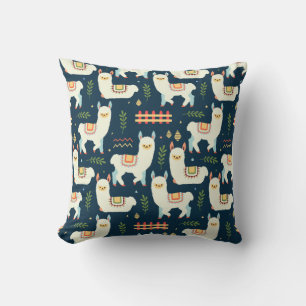 Llama pattern cushion