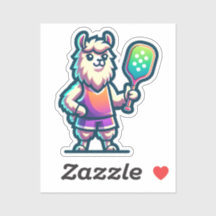 LLAMA - Pickleball Mascot Court Player Fun