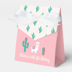 Llama Pink Favour Box