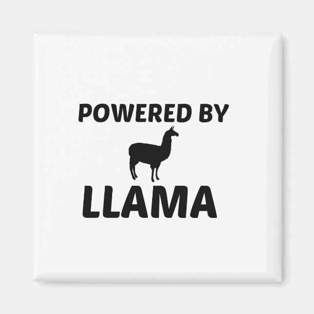 LLAMA POWERED MAGNET (Front)