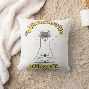 llama quote cushion