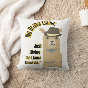 llama quote cushion