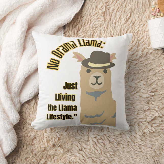 llama quote cushion (Blanket)