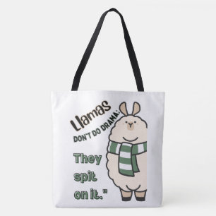 LLAMA QUOTE STYLE TOTE BAG