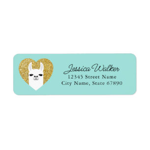 Llama Return Address Labels