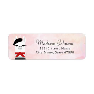 Llama Return Address Labels