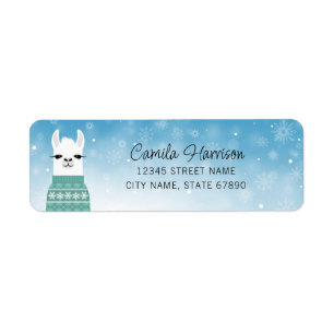 Llama Return Address Labels