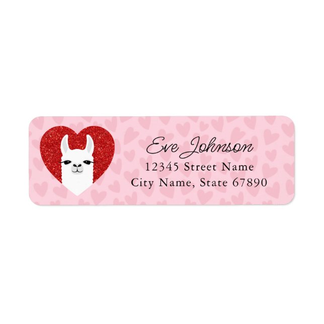 Llama Return Address Labels (Front)