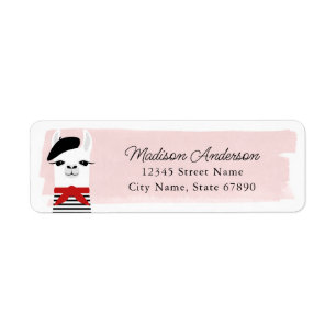 Llama Return Address Labels