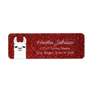 Llama Return Address Labels