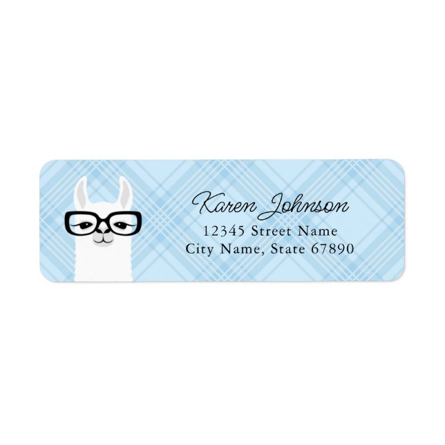 Llama Return Address Labels (Front)