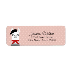 Llama Return Address Labels