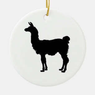 Llama silhouette Ornament