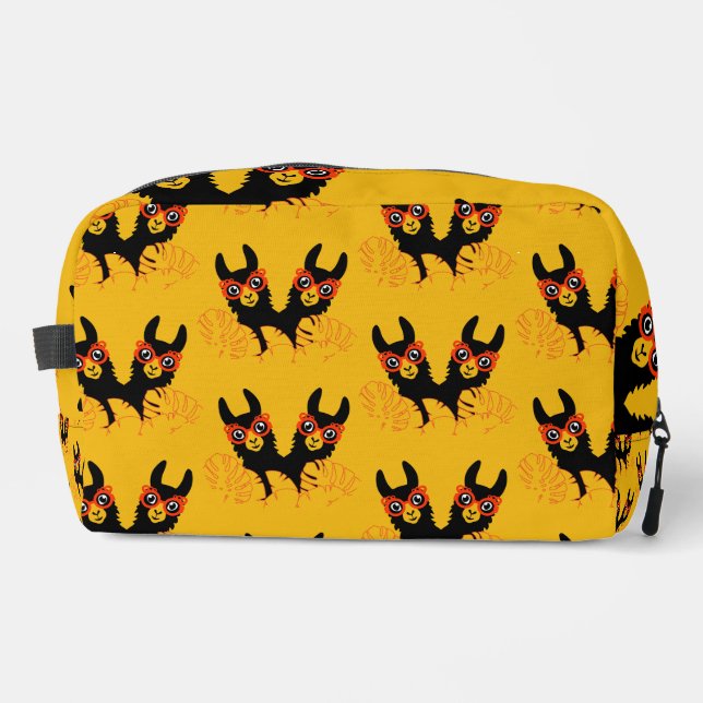 Llama Sisters Dopp Kit (Front)