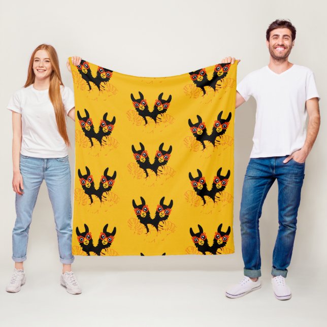 Llama Sisters Fleece Blanket (In Situ)