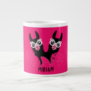 Llama Sisters Large Coffee Mug