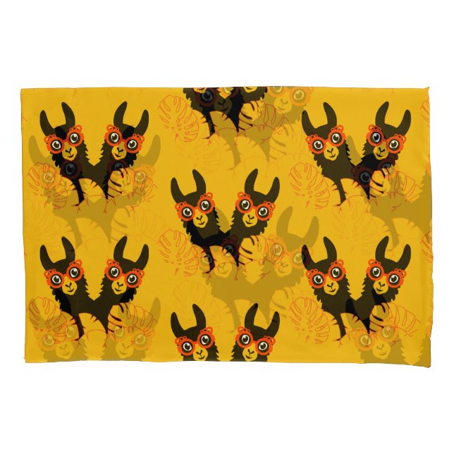 Llama Sisters Pillowcase (Front)