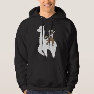 Llama Sloth Pug Dabbing Dance Dab Funny Gift For K Hoodie