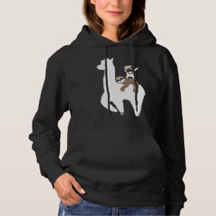 Llama Sloth Pug Dabbing Dance Dab Funny Gift For K Hoodie