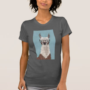 Llama Specs - Oversized Glasses T-Shirt