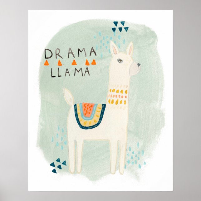 Llama Squad - Drama Llama Poster (Front)