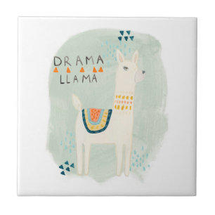 Llama Squad - Drama Llama Tile