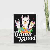 Llama Squad Funny Cute Llama Matching